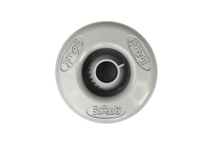 Softub Standard Nuzzle in a grey colour with one hole in the middle