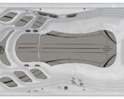 Swim Spa Trainer Abbildung von oben