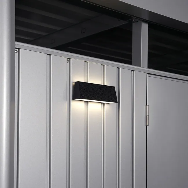 biohort Solarleuchte für Gerätehaus und Geräteschrank