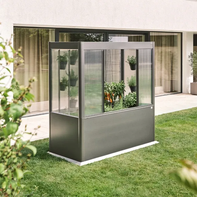 biohort Gewächshaus-Aufsatz Florentina zu HochBeet