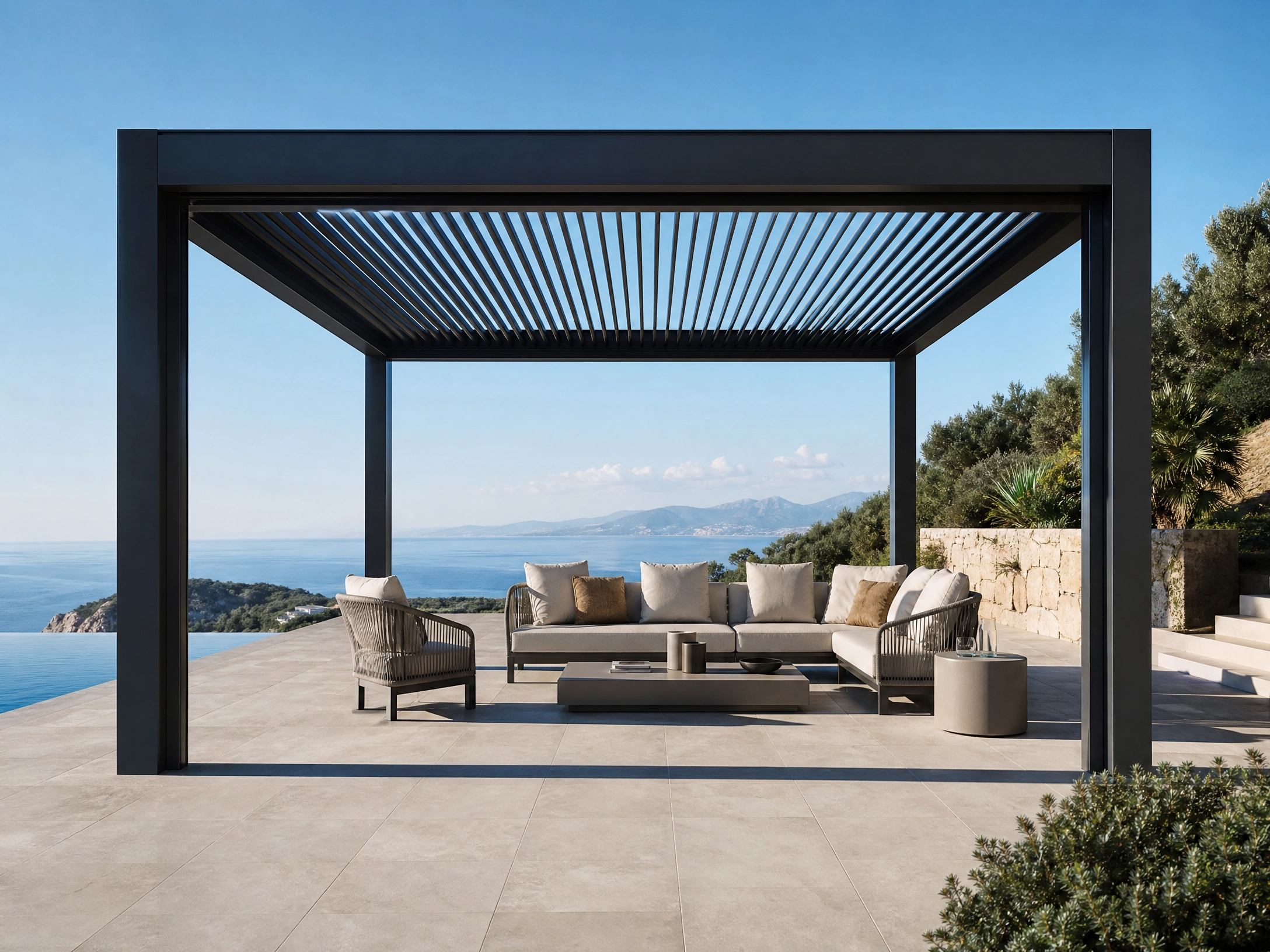 Pergola und Pavillon