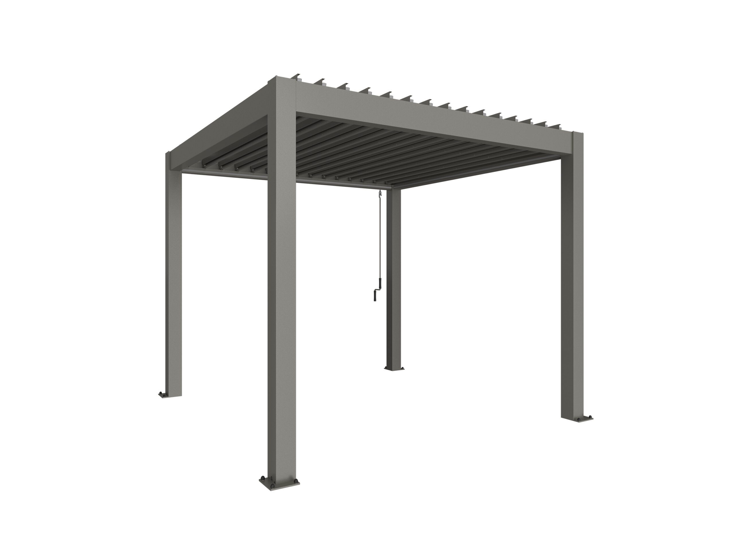 Pergola autoportante gris quartz