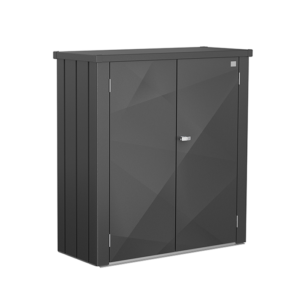 Dunkelgrauer Terrassenschrank