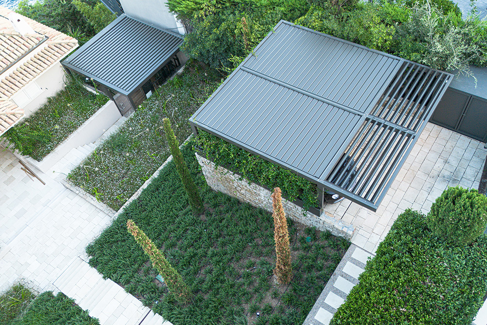 Carport Metall schwarz