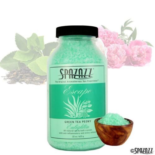 Escape Spazazz Crystals Green Tea Peony Softub Switzerland