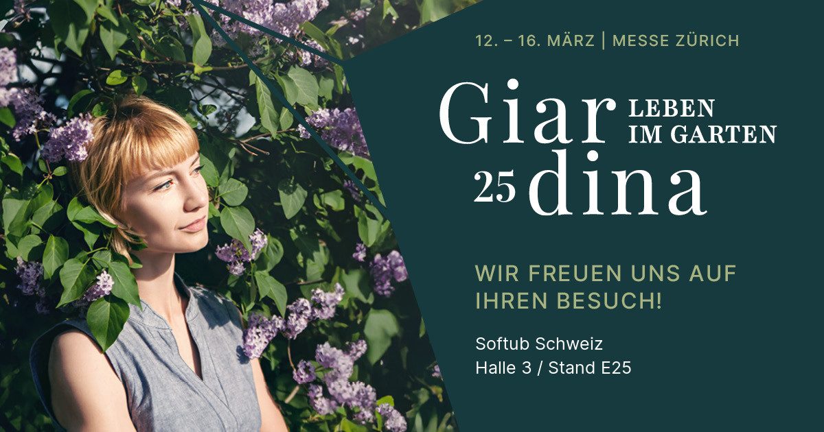 Giardina 2025 mit Softub Schweiz AG