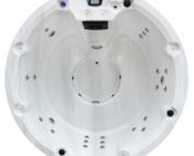 runder Aquaspring Whirlpool weiss