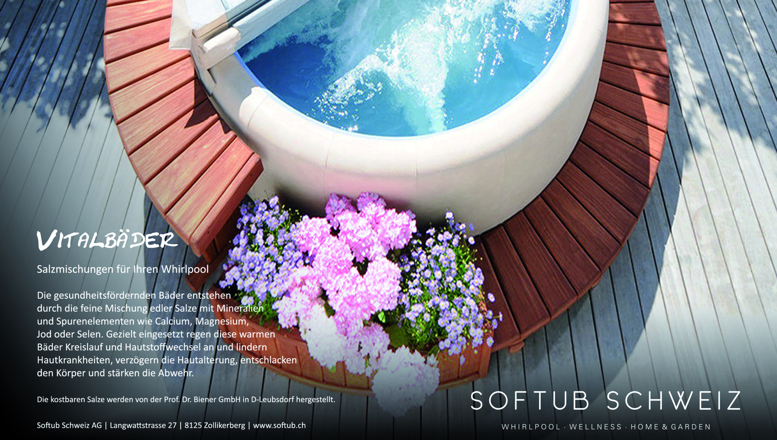 Vitality baths - salt mixtures for your whirlpool.
