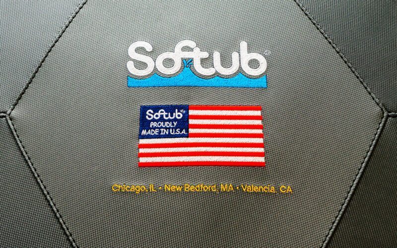Softub Stickerei Amerikanische Flagge
