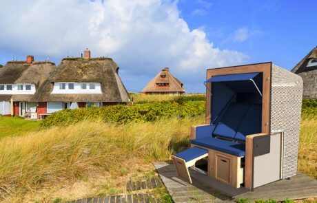 Strandkorb Sylt Korbsauna Aussensauna