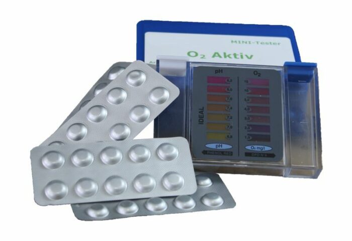 Testsystem Aktivsauerstoff O2 pH. Softub Schweiz. Wasserpflege und Reinigung für Whirlpools