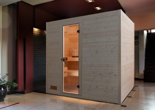 Valida Solid Wood Sauna from Weka. Softub Switzerland. Softub. Solid wood sauna from Weka.