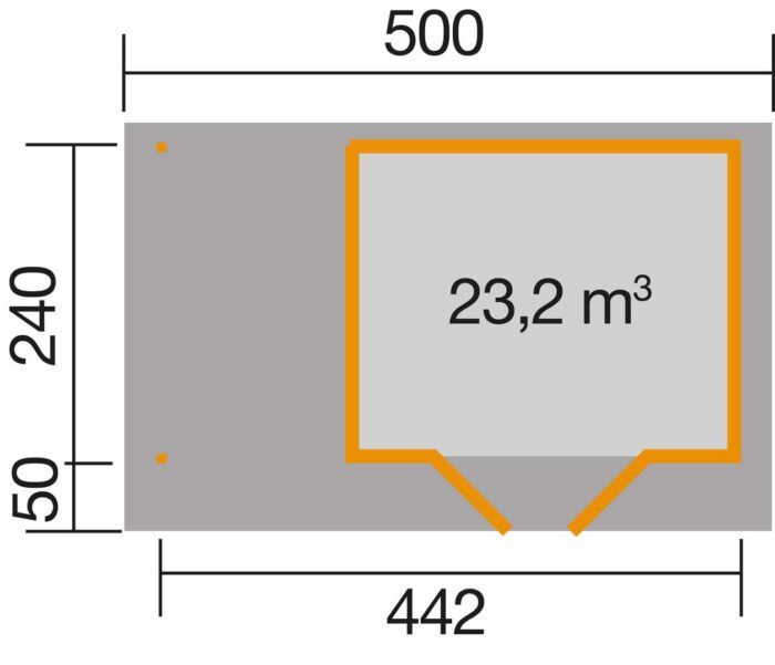 Weka Designhaus 126 A (+) - Moderne Optik mit Anbau – Image 5