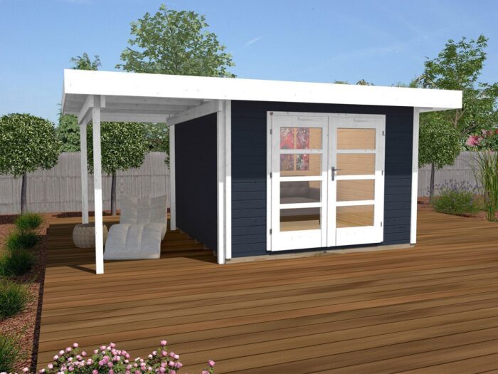 Weka Designhaus 126 A (+) - Moderne Optik mit Anbau – Image 4