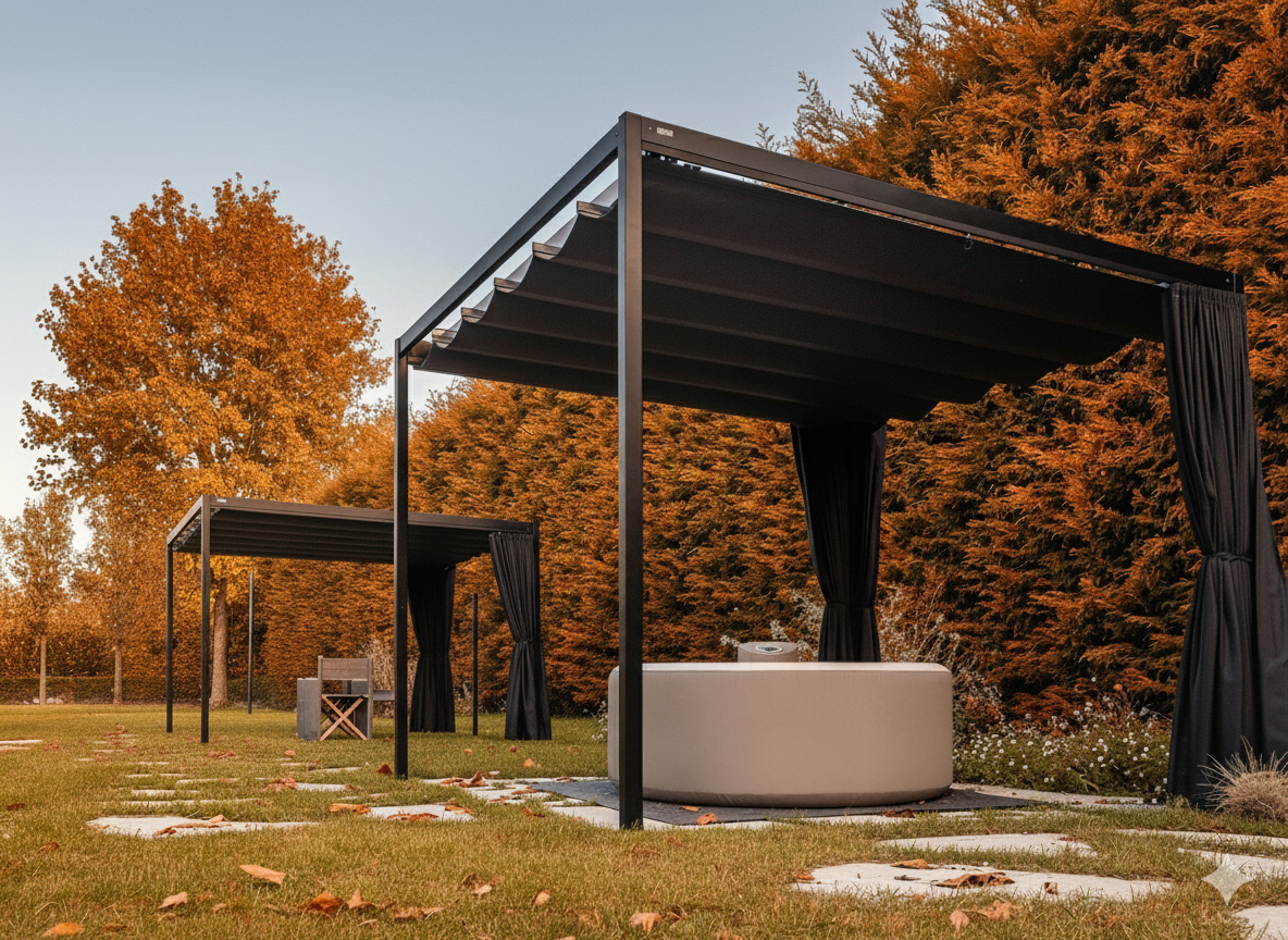 Unosider Pavillon Pegola Sonnensegel