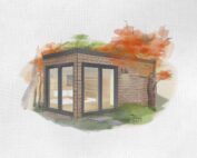 waermegrad aussensauna L plus modul illustration design softub schweiz